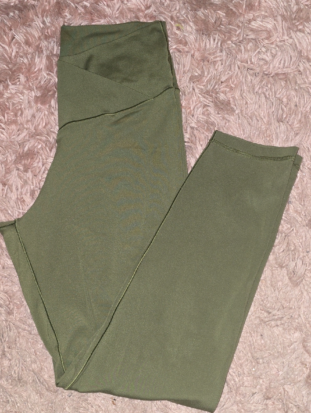 Offline (Aerie) High-Rise Olive Green Stretch Leggings